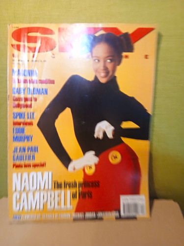 Sky magazine naomi campbell - sky,