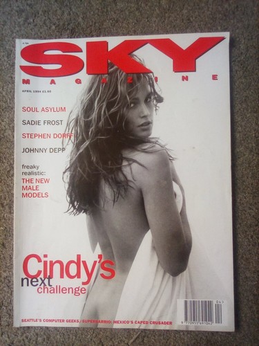 Sky magazine april - 1994, cindy