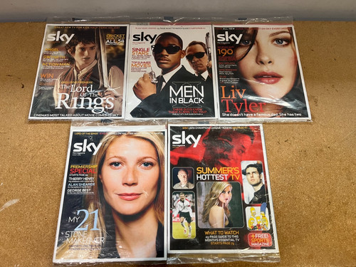 Various sky magazines - x,