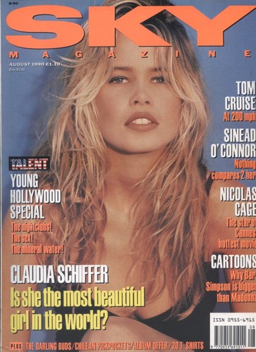 Sky magazine august 1990 - magazine,