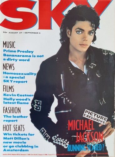 Sky magazine august 1987 - august,