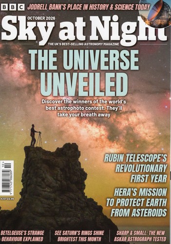 Sky night magazine - sky, october