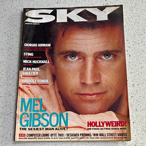Sky magazine march 1989 - magazine,