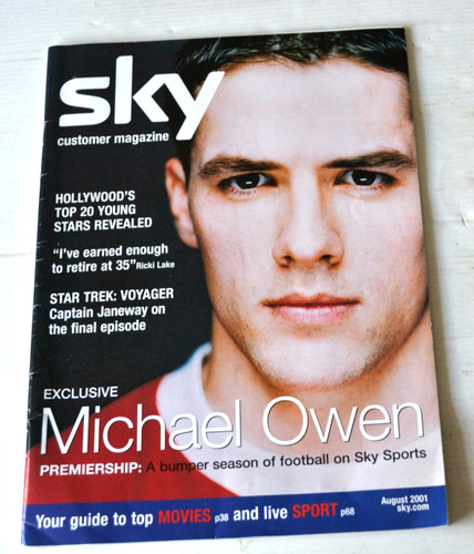 Sky magazine august 2001 - tv,