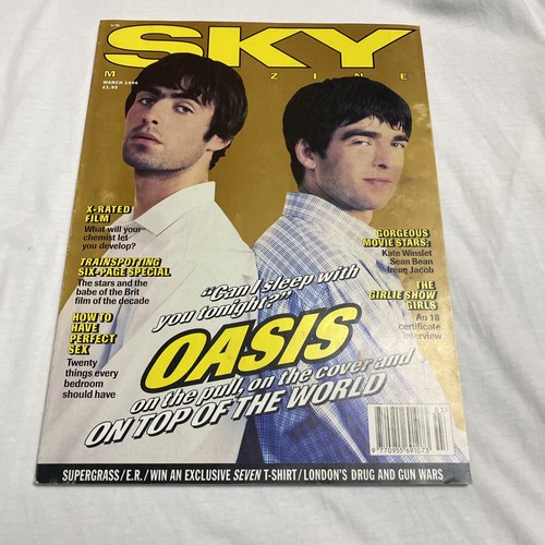 Sky magazine march 1996 oasis - magazine,