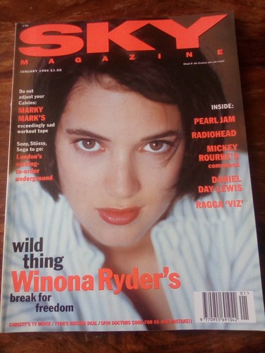 Sky magazine winona ryder - magazine,